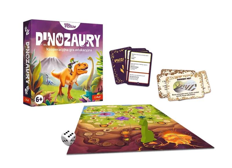 Gra Edukacyjna Dinozaury Rodzina Treflików TREFL 02912