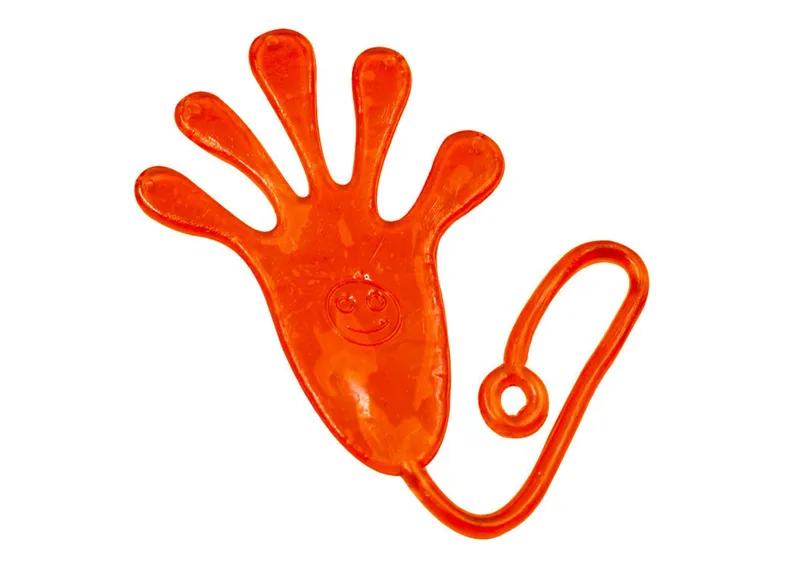 Lepka Rączka Łapka Elastyczna Glut Slime - Pomarańczowa