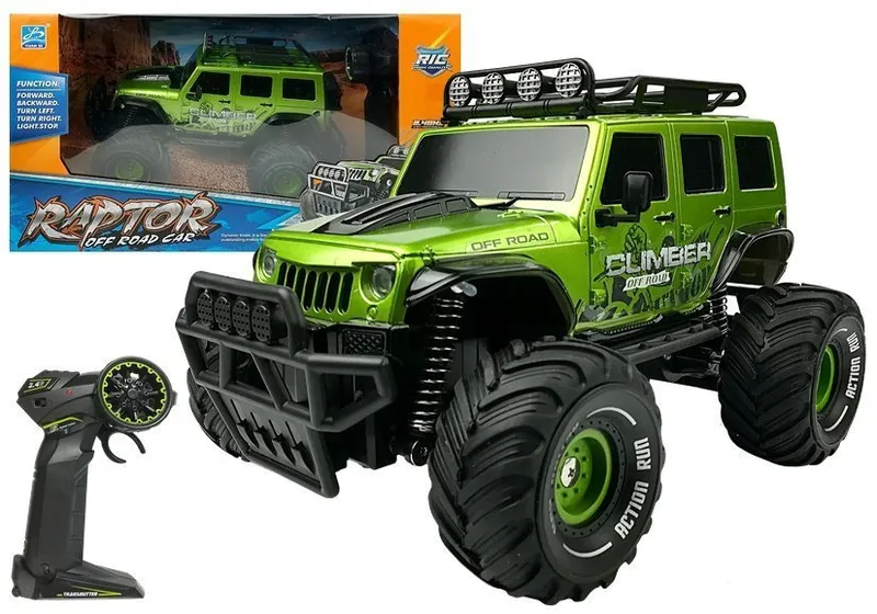 Auto Zdalnie Sterowane R/C JEEP 2.4G - Zielony