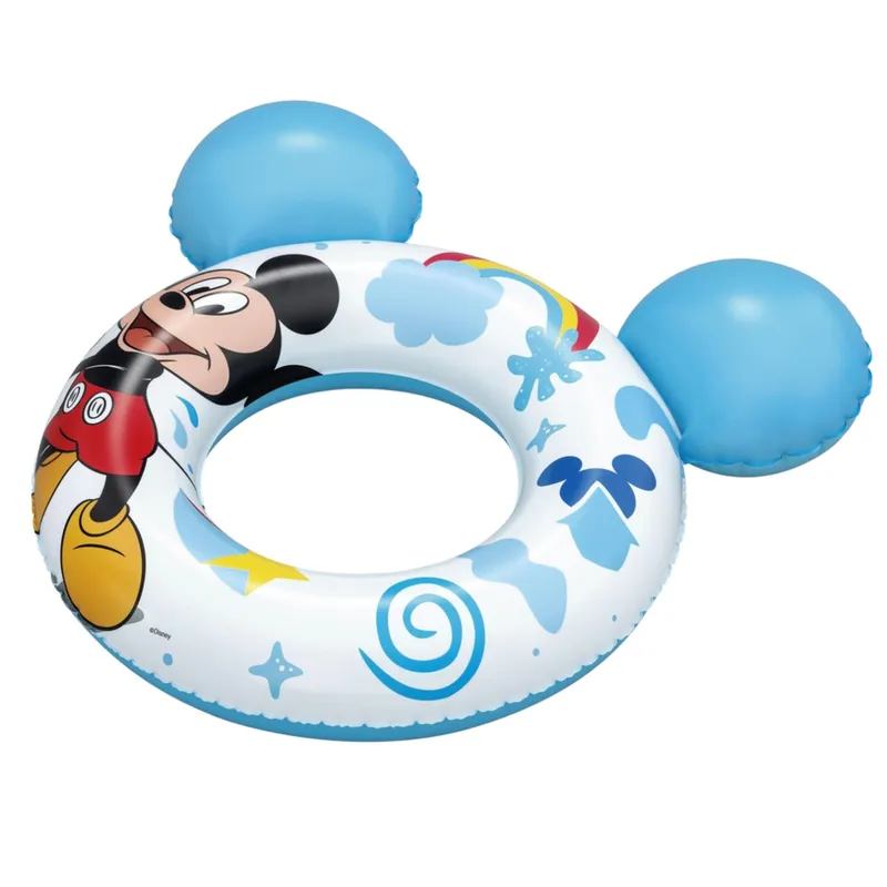 Koło Dmuchane Dla Dzieci Mickey Mouse Z Uszami Niebieskie BESTWAY 9102K