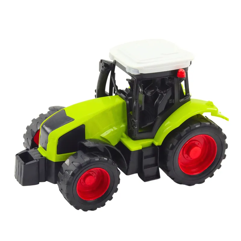 Zestaw Traktor Ciągnik Prasa Rolnicza Do Belowania Siana - Zielony