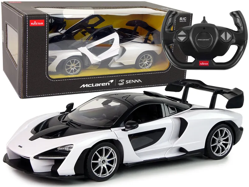 Auto R/C McLaren Senna Rastar 1:14 Na Pilota - Biały