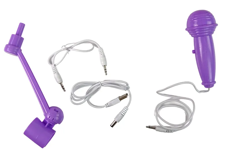 Interaktywne Duże Pianino Keyboard Mikrofon MP3 - Różowe
