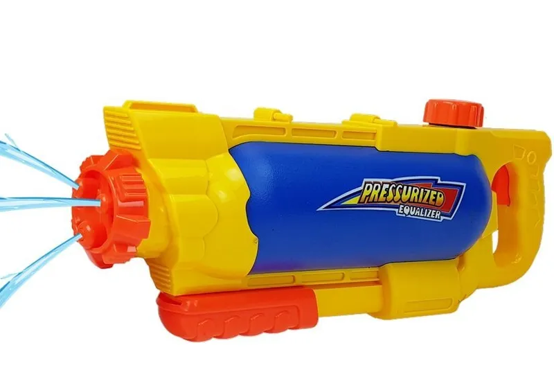 Pistolet Na Wodę Ze Zbiornikiem 1450 ml Żółto - Niebieski