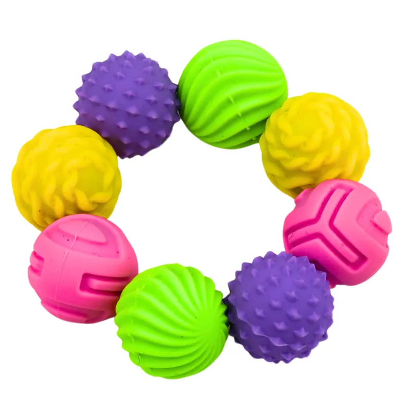 Magnetyczne Silikonowe Piłki Antystresowe W Etui Kolorowe 2,5 cm 8 el