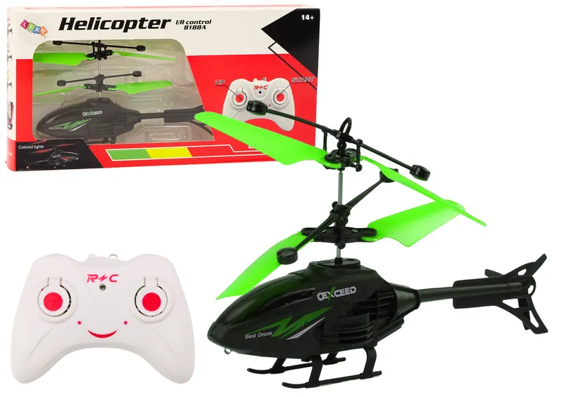 Helikopter Zdalnie Sterowany RC Żyroskop - Zielony