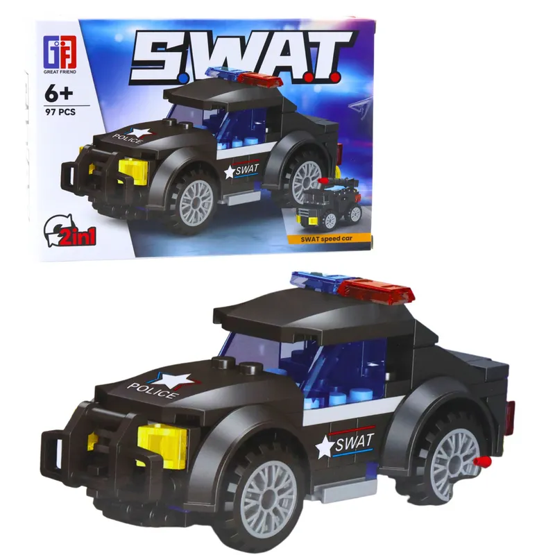 Klocki Konstrukcyjne Pojazdy Środki Transportu SWAT 2w1 92-117 el