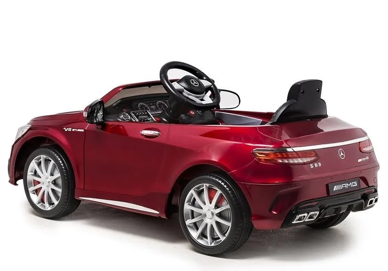 Auto Na Akumulator MERCEDES S63 Lakier - Czerwony