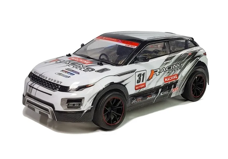Auto Rajdowe Wyścigowe Sportowe Zdalnie Sterowane RC 1:10 - Białe