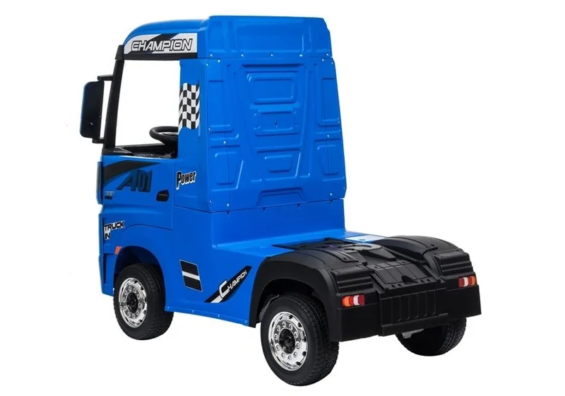 Auto MERCEDES Actros Lakierowany Ciężarówka Pilot LED MP4 - Niebieski