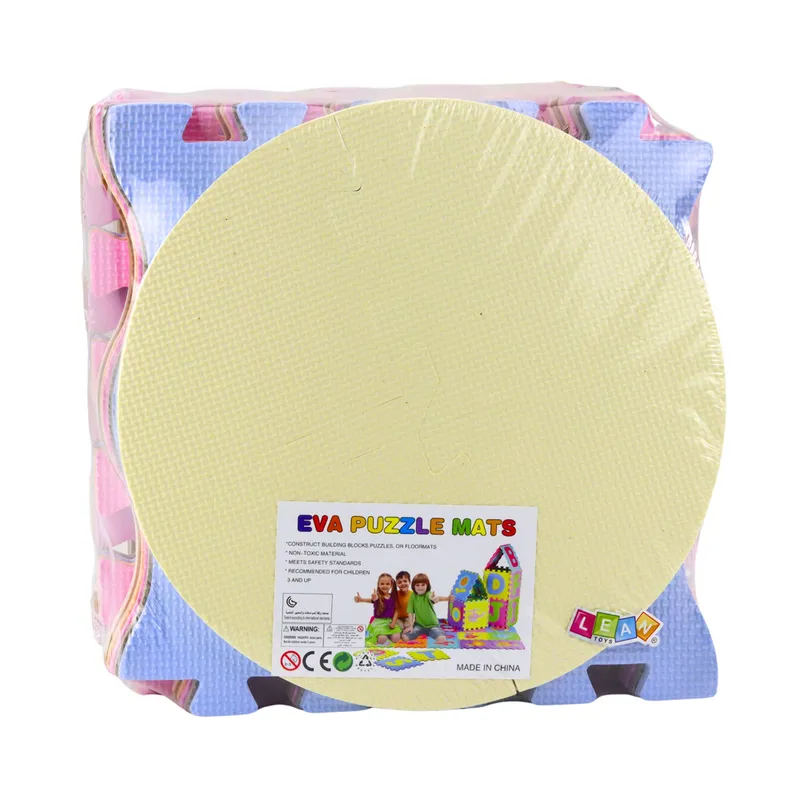 Miękkie Puzzle Mata Edukacyjna Pianka EVA Zwierzęta Pastelowe 16 el