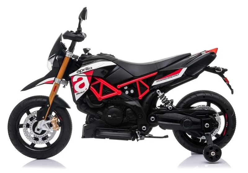 Pojazd Na Akumulator Aprilia A007 Czarno Czerwony