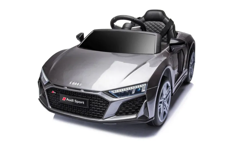 Auto Na Akumulator AUDI R8 Lift A300 Światła LED Pilot - Srebrne