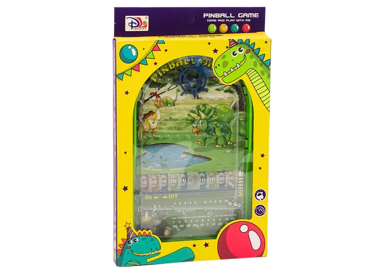 Gra Zręcznościowa Pinball Dinozaury Stojak - Zielony