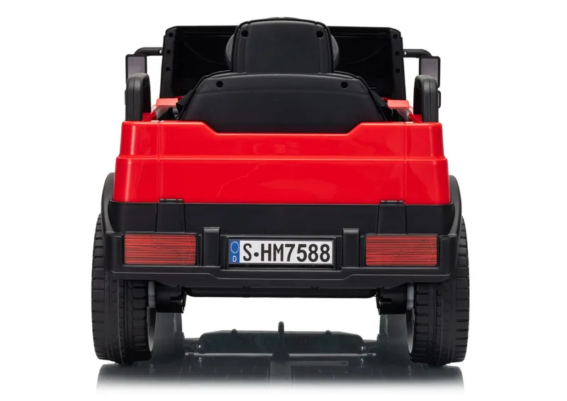 Auto Na Akumulator MERCEDES Unimog HM7588 6V4AH - Czerwony