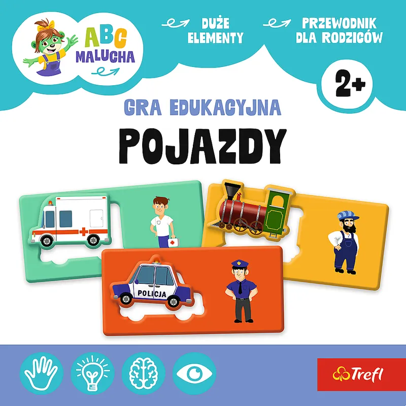 Gra Dla Dzieci ABC Malucha Pojazdy TREFL 02907