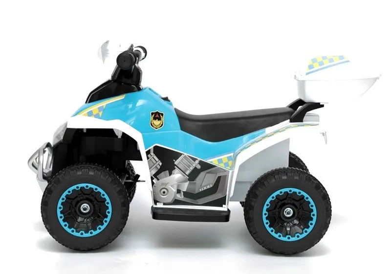 Quad Na Akumulator GTS1188-A Światła LED Muzyka Schowek Policyjny - Biały