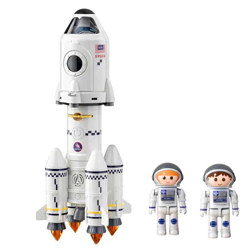 Zabawka Edukacyjna Rakieta Kosmiczna 5w1 Astronauci Światła Dźwięki
