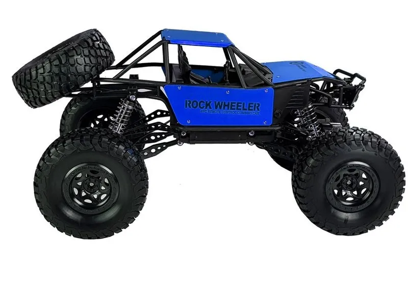 Auto Zdalnie Sterowane Monster Truck Na Resorach - Niebieski