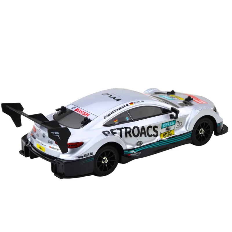 Samochód Wyścigowy Auto Do Driftu RC 30km/h 1:16 - Srebrne