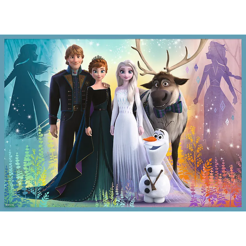 Puzzle - 4w1 (12, 15, 20, 24) - Niezwykły Świat Frozen - Kraina Lodu - TREFL 34381