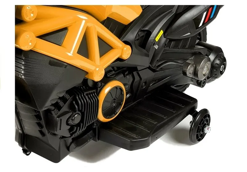 Motor Na Akumulator Motocykl Dla Dzieci GTM1188 Światło LED - Żółty