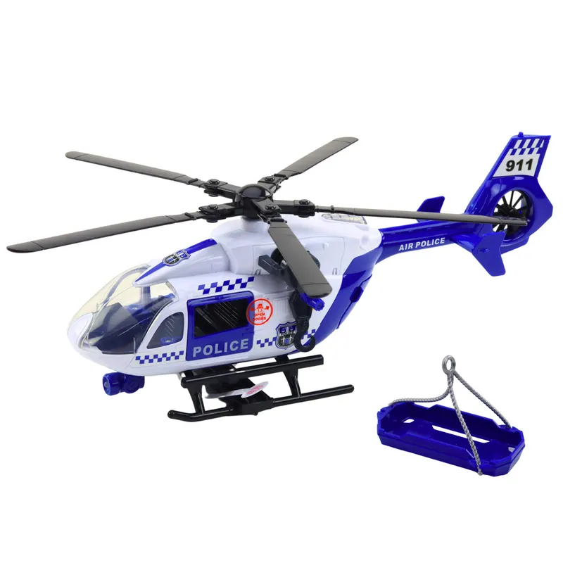 Helikopter Policyjny Hak Nosze Światła Dźwięki 1:12
