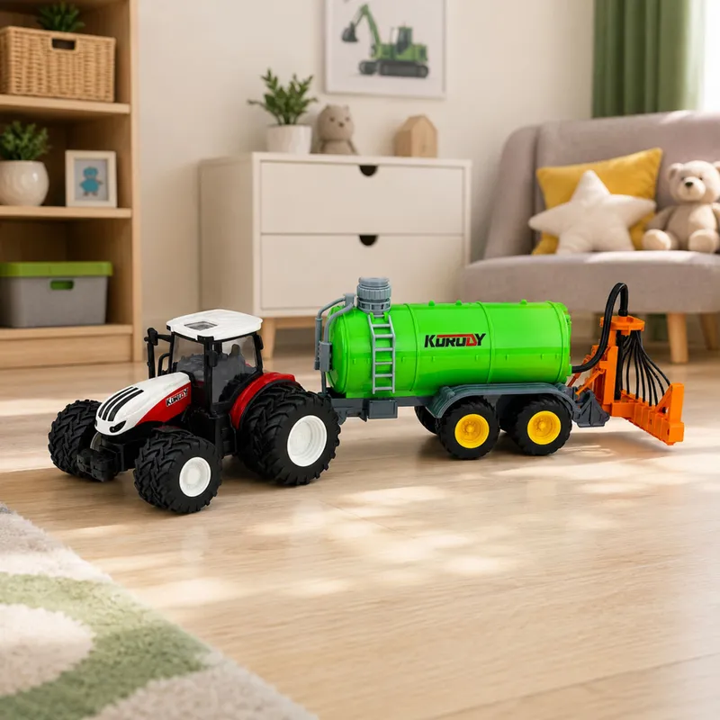 Traktor Rolniczy Z Opryskiwaczem Nawozów Płynnych Zdalnie Sterowany RC 1:24