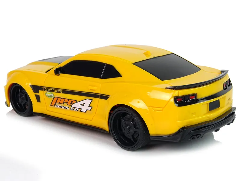 Zdalnie Sterowane Auto Sportowe 1:24 Wyścigi Przyciemniane Szyby - Żółty