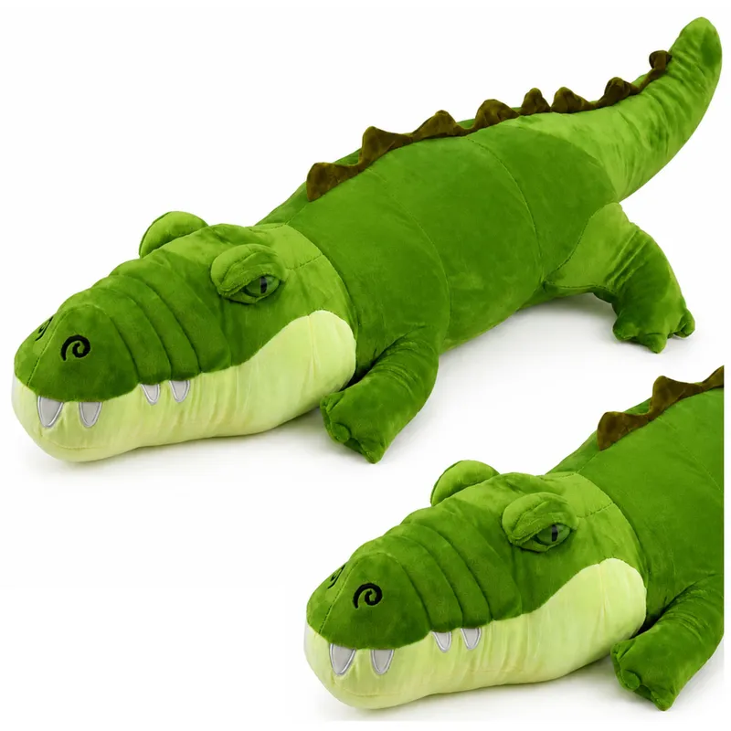 Pluszowy Krokodyl Maskotka Przytulanka Realistyczny 70 cm - Zielony