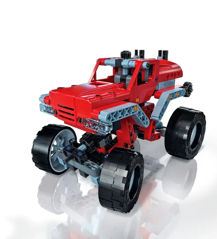 Naukowa Zabawa Klocki Laboratorium Mechaniki Monster Truck Język Polski CLEMENTONI 50062