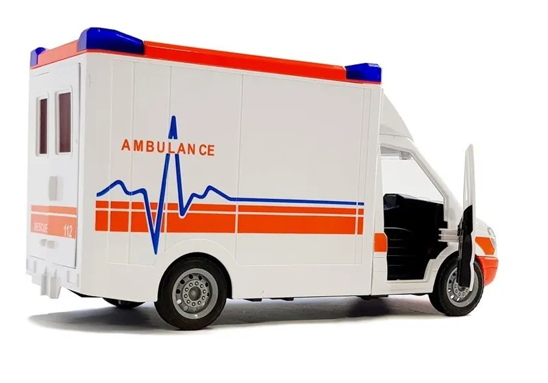 Ambulans Na Baterie Z Noszami Dźwięk I Światło