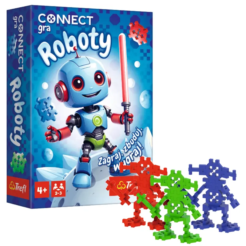 Gra Dla Dzieci Connect Roboty TREFL 02888