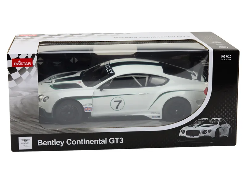 Auto Sportowe RC 1:14 Bentley Continental GT3 - Biały