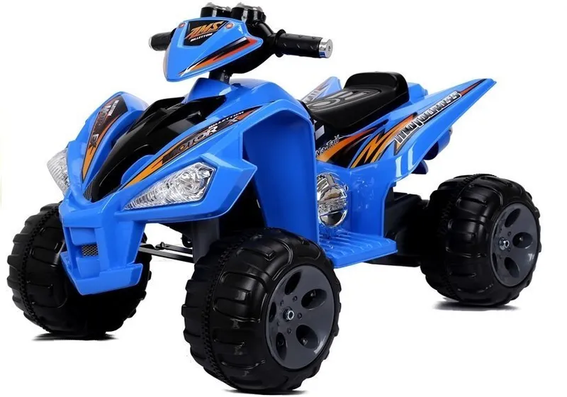 Quad Pojazd Na Akumulator Dla Dziecka Terenowy Światła LED MP3 - Niebieski