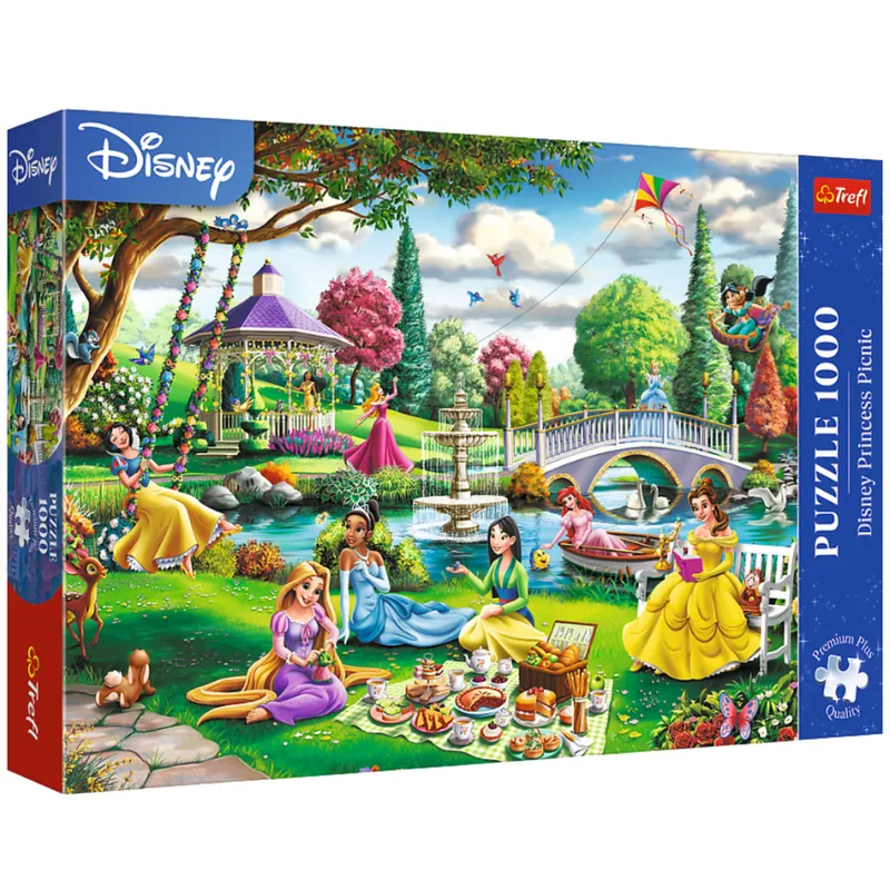 Puzzle - 1000 - DISNEY Princess - Piknik Z Księżniczkami - TREFL 10919