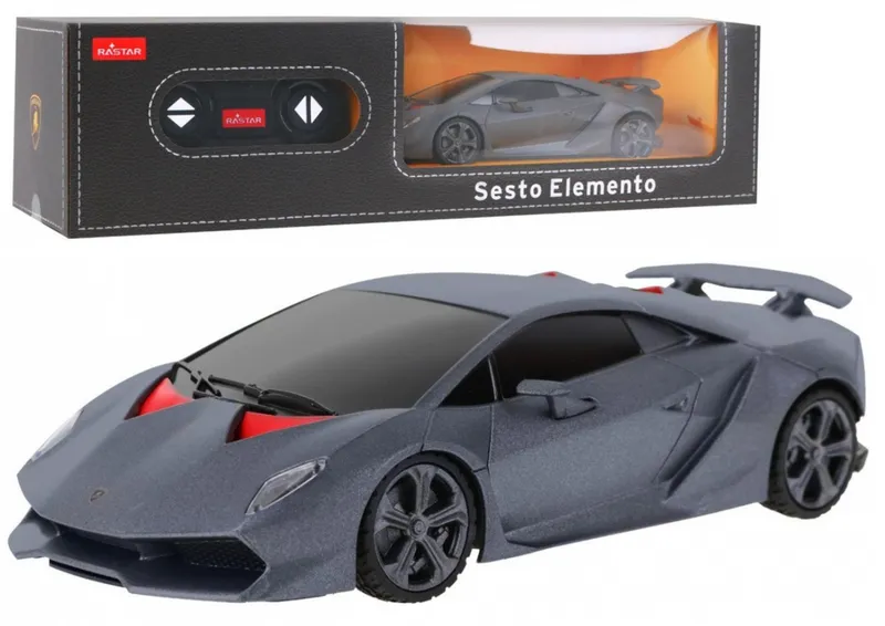 Auto Sportowe RC Zdalnie Sterowane LAMBORGHINI Sesto Elemento 1:24 - Szare