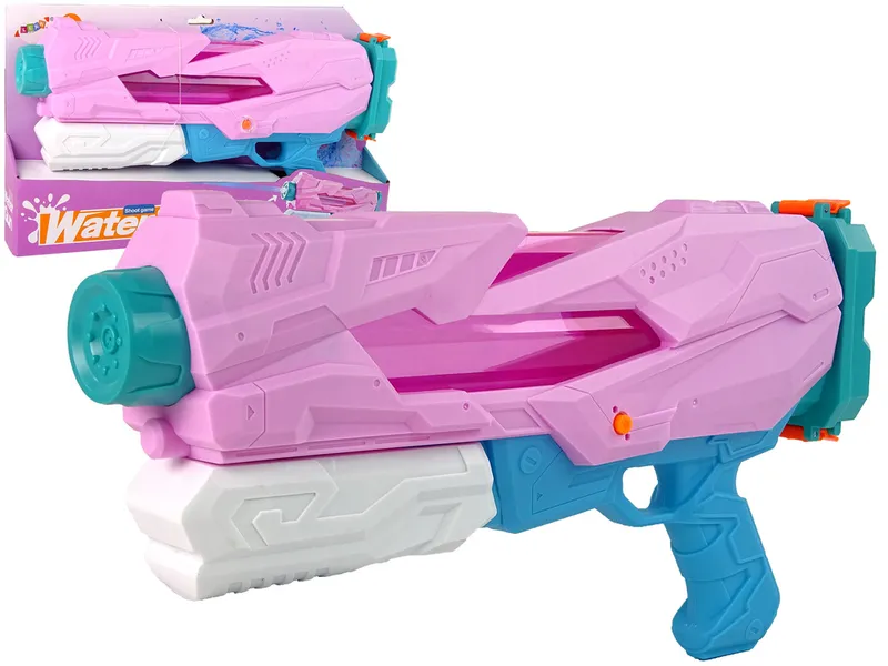Pistolet Na Wodę 800 ml Zasięg 8 m - Różowy