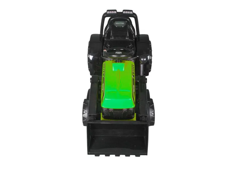 Traktor Na Akumulator ZP1001B Z Łyżką Klakson - Zielony