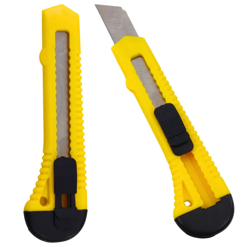 Nóż Segmentowy Do Tektury Papieru 13 Segmentów 20mm - Żółty