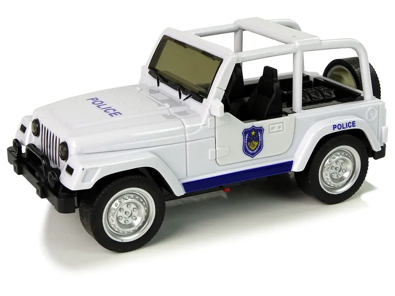 Samochód Terenowy Auto Policyjne - Białe