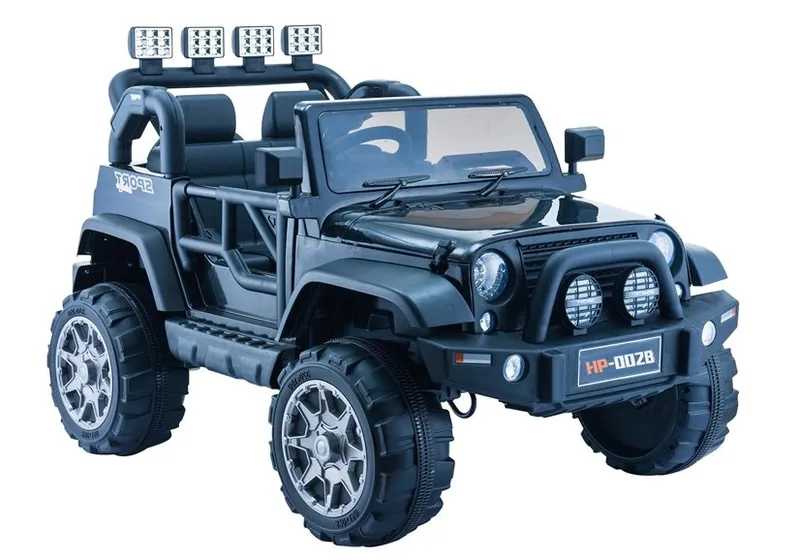 Auto Na Akumulator JEEP HP012 Dla Dzieci Światła LED MP3 - Czarne