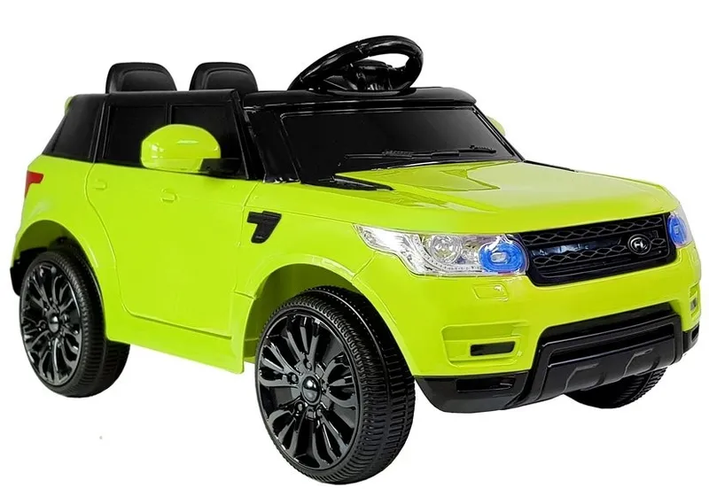 Auto Na Akumulator HL1638 Dla Dzieci Światła LED MP3 Pilot - Zielone