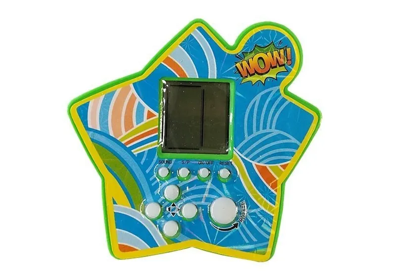 Gra Elektroniczna Kieszonkowa Tetris Gwiazdka - Zielony