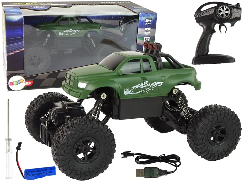 Zdalnie Sterowane Auto R/C 2.4 GHz 1:18 - Zielone