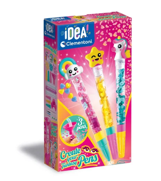 Idea Art Zestaw Mini Fabryka Fantazyjnych Długopisów CLEMENTONI 18831