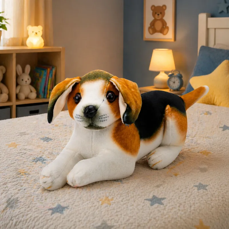 Pluszowy Piesek Beagle Przytulanka Maskotka Pluszak Pies Miękki 25 cm