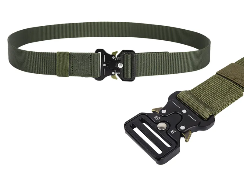 Taktyczny Pas Militarny Parciany 120 x 3,8cm - Czarny