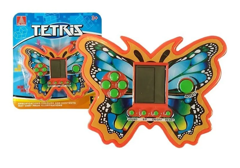 Gra Elektroniczna Tetris Motyl - Pomarańczowy