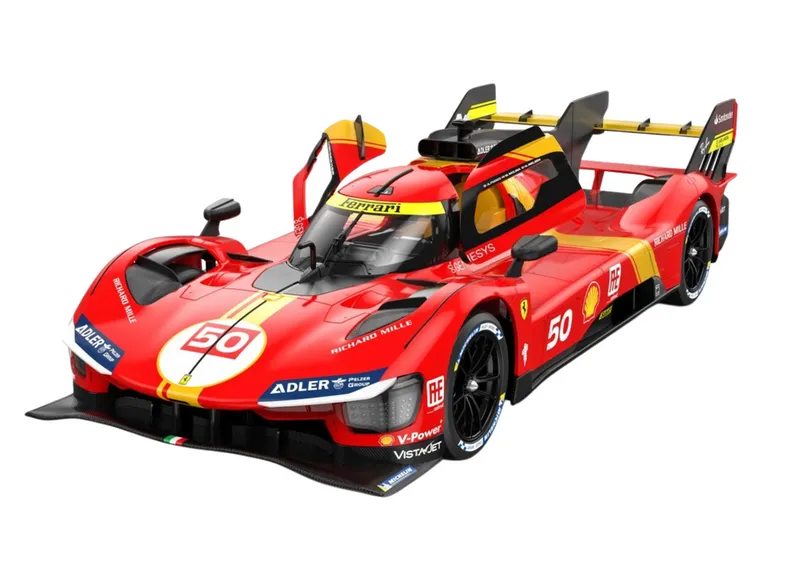 Auto R/C 1:24 Zdalnie Sterowane Sportowe FERRARI 499P - Czerwone